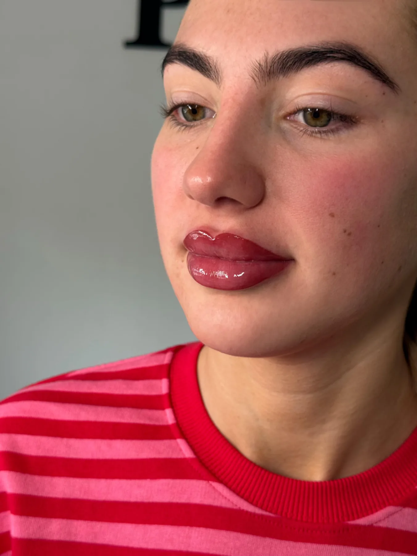 Ombré lip blush result supplied by Lauren