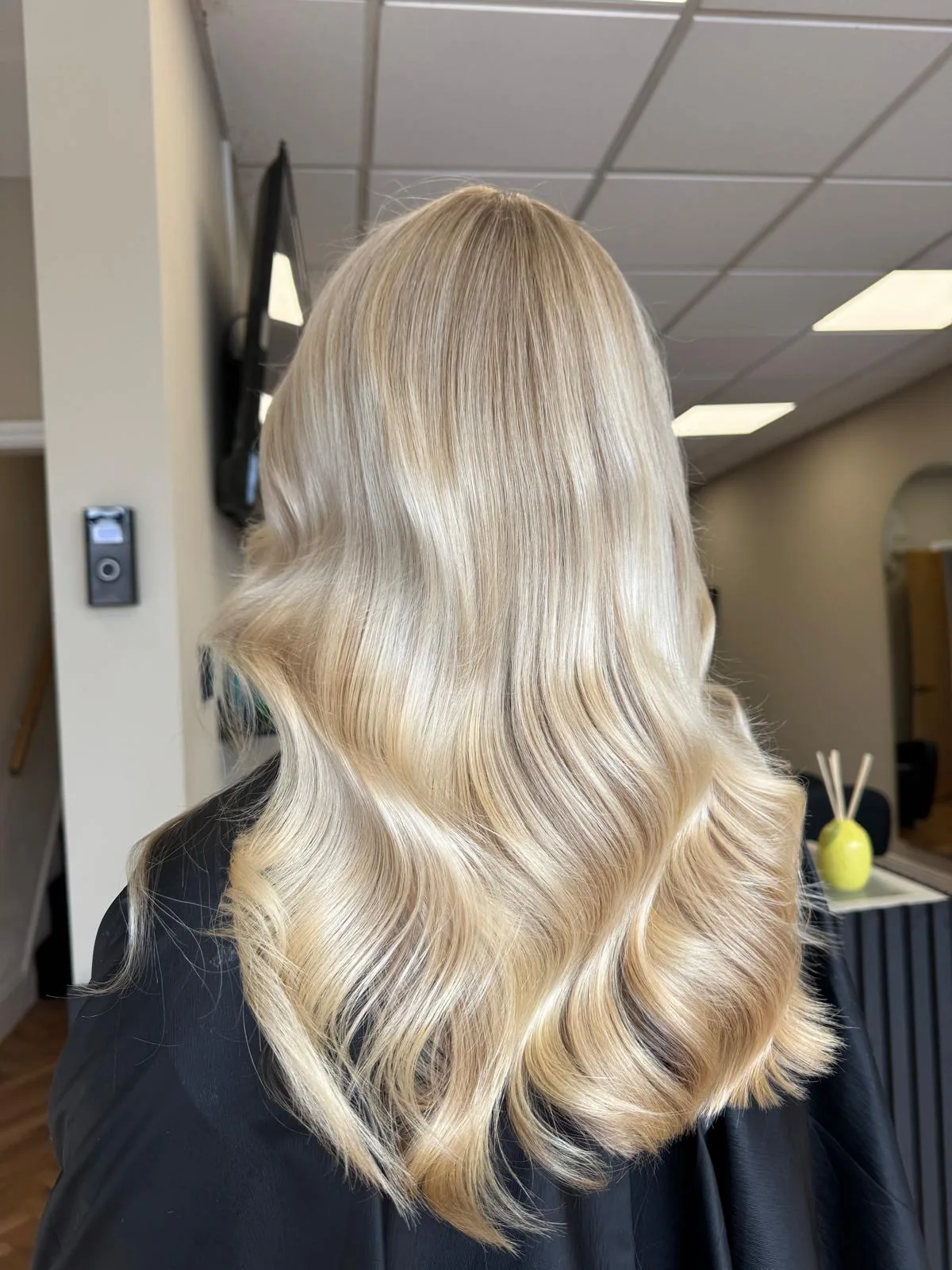 Long blonde waves — supplied work by Melissa
