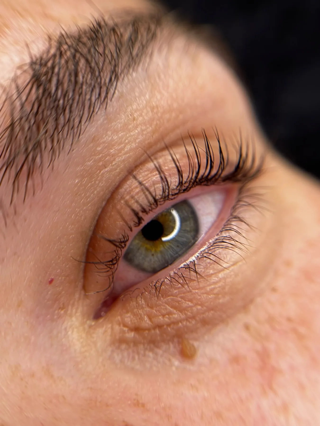 Lash detail — supplied work by Nell